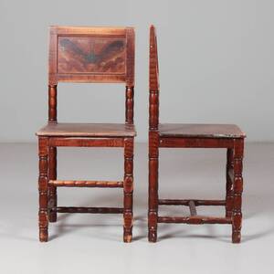 STOLAR ett par allmoge-stil