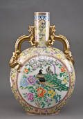 Kinesisk kolossal vase af porcelæn