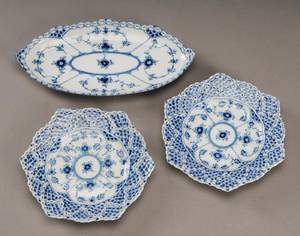 Kgl P. Musselmalet helblonde diverse dele 3