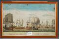 FÄRGRAVYR, 1700-TAL, FIN DU COMBAT, BLADMÅTT 26X42 CM