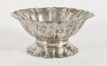 Skål på fotring, silver, 1900-tal