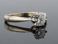 Solitairering med brillant på ca. 0.40 ct. WVS Denne vare er sat til omsalg under nyt varenummer 4956151