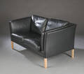 Stouby. To-pers. sofa, læder. Model DC1000