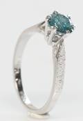 Solitairering, ca. 0.90 ct.