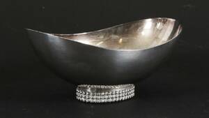 Skål på fotring, sterlingsilver, 1900-tal