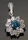 Diamantvedhæng, 0.90 ct