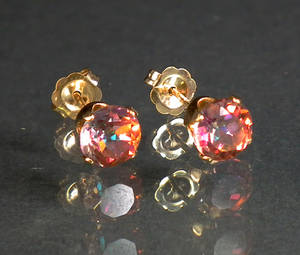 1 Paar Mystic Topaz-Ohrstecker  2