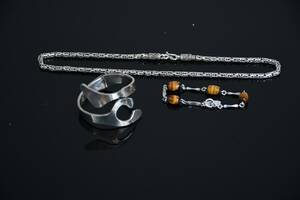 Parti smycken, silver