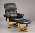 Dansk design. Hvilestol med skammel. 2