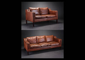 Dansk møbelproducent. To- samt tre-pers. sofa 2 