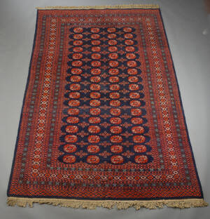 Kashmir Bokhara, uld på bomuld, 280 x 184 cm