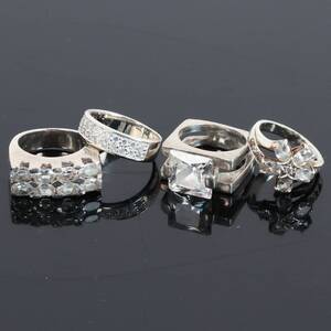 RINGAR 4st, silver