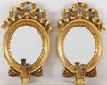 Spegellampetter 1 par gustaviansks stil