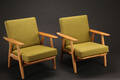 Hans J. Wegner. Sæt lænestole cigaren, model GE-240. 2