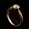 Ring 18 k guld rosensten