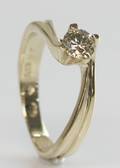 Brillantring, 0.44 ct.