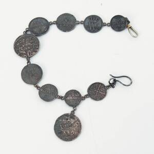 FICKURSKEDJA i form av gamla mynt