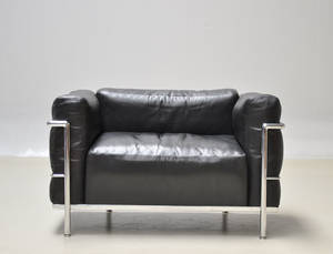 Le Corbusier 1887-1965. LC3 hvilestol. Tidligt produktionsnr. 767