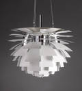Poul Henningsen 1894 - 1967. Koglen, hvid, Ø 48 cm. Udstillingsmodel i original emballage.