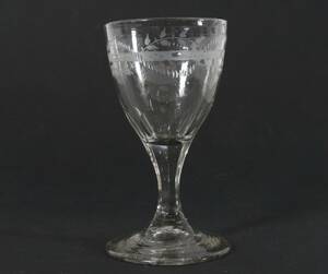 Starkvinsglas, omkring år 1800