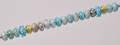20 Charlotte Borgen beads i turkise nuancer 20