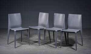 The Bellini Chair, 4 stabelstole af hård plast 4