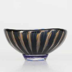 EDVIN ÖHRSTRÖM. Skål, ariel, Orrefors, signerad.