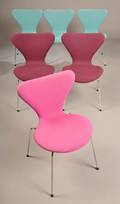 Arne Jacobsen 1902 - 1971. Seks stole, model 3107 6.