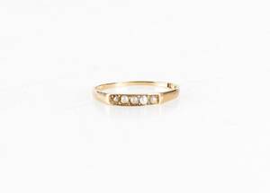 RING, 18k guld med briljanter