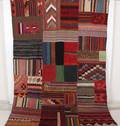 Persisk Patchwork tæppe 255 x 175 cm.