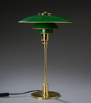 Poul Henningsen. Bordlampe, PH 32, jubilæumsmodel