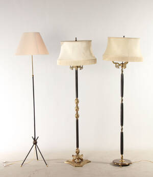 Tre standerlamper 3