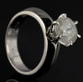 Solitaire ring ca. 2.36 ct.