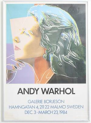 Utställningsaffisch, Andy Warhol