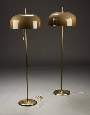 Dansk lampeproducent. Par standerlamper 2