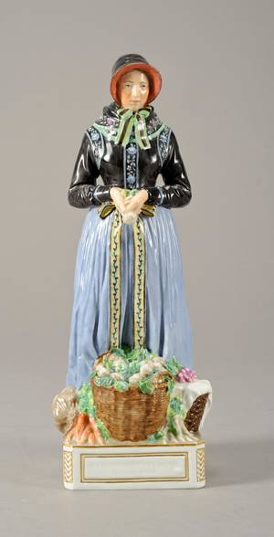 Kgl. Porcelæn. Juliane Marie figur
