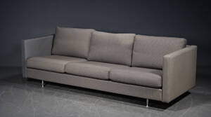 Søren Lund, tre-pers. sofa betrukket med møbelstof  