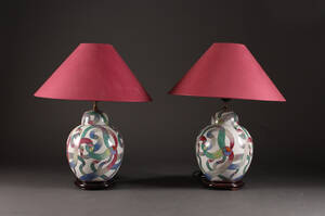 Par orientalske bordlamper 2