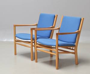 Erik Ole Jørgensen 1927-2002. Par tremmestole 2