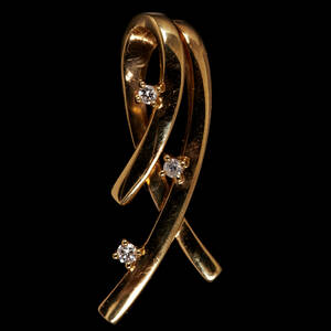 Hänge 18 k guld briljanter