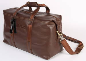 Apples. Taske i brunt skind.