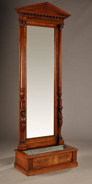 Christian IX spejl med underdel 2