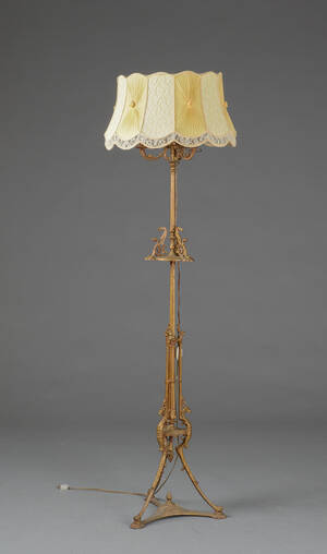 Standerlampe af bronze