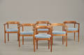 Henning Jensen og Torben Valeur 6 karmstole af mahogni, model M40 6