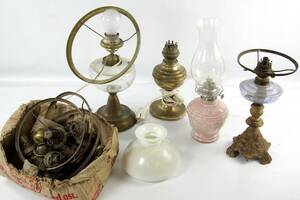 Fotogenlampsdelar