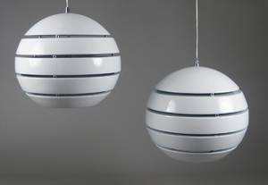 Manhattan pendler, hvidlakeret aluminium 2