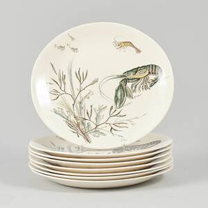 Fisktallrikar, 8 st