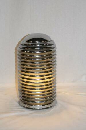 BORDSLAMPA, KROM H 35 CM