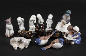 Kgl. Porcelæn og Bing  Grøndahl figurer 13