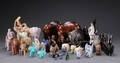 Samling div. elefantfigurer 39